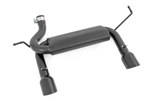Rough Country Performance Exhaust - Dual Outlet - Jeep Wrangler JK (2007-2018) | DHTP 96002A