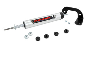 Rough Country V2 Steering Stabilizer - 8-lug Only - 6 Inch Lift - Chevy C2500/K2500 C3500/K3500 Truck (88-00) | DHTP 8731270