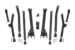 Rough Country Long Arm Upgrade Kit - 4-6 Inch Lift - Jeep Wrangler TJ 4WD (04-06) | DHTP 63800U