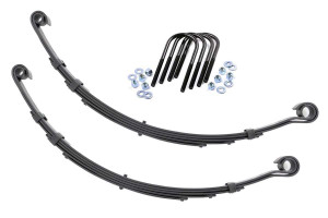 Rough Country Front Leaf Springs - 4 Inch Lift - Pair - Jeep CJ 5 4WD (1976-1983) | DHTP 8019Kit