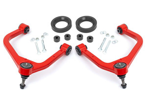 Rough Country 175 Inch Leveling Kit - Forged Red UCA - AT4 - GMC Sierra 1500 4WD (19-24) | DHTP 1325RED