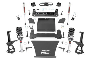 Rough Country 6 Inch Lift Kit - Mono Leaf Rear - M1 Struts/M1 - Chevy Silverado 1500 (22-23) | DHTP 21640