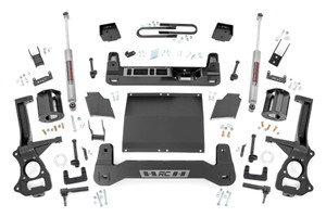 Rough Country 6 Inch Lift Kit - Rear Mono Leaf - Chevy Silverado 1500 2WD/4WD (2019-2023) | DHTP 21630D