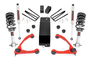 Rough Country 35 Inch Lift Kit - Forged UCA - M1 Strut - - Chevy/GMC 1500 (14-16) | DHTP 19440RED