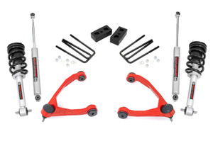 Rough Country 35 Inch Lift Kit - Cast Steel - N3 Strut - Chevy/GMC 1500 (14-16) | DHTP 198.23RED