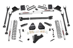 Rough Country 6 Inch Lift Kit - Diesel - 4-Link - FR D/S - Ford Super Duty (17-22) | DHTP 50721