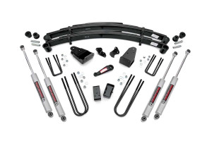 Rough Country 4 Inch Lift Kit - Ford F-250 4WD (1987-1997) | DHTP 490-87UP30