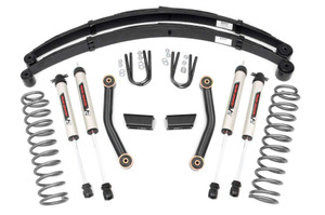 Rough Country 3 Inch Lift Kit - Series II - RR Springs - V2 - Jeep Cherokee XJ (84-01) | DHTP 630X70