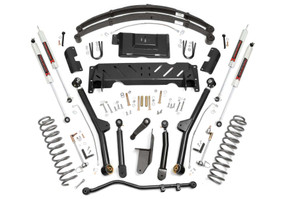 Rough Country 45 Inch Lift Kit - Long Arm - RR Leaf's - NP242 - M1 - Jeep Cherokee XJ (84-01) | DHTP 61740