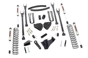 Rough Country 6 Inch Lift Kit - Diesel - 4 Link - OVLDS - V2 - Ford Super Duty (05-07) | DHTP 58070