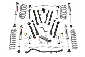 Rough Country 4 Inch Lift Kit - X-Series - V2 - Jeep Wrangler TJ 4WD (1997-2006) | DHTP 66171