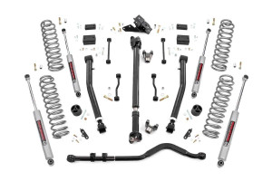 Rough Country 35 Inch Lift Kit - Adj LCA - FR D/S - Jeep Wrangler JL Rubicon (18-23) | DHTP 90930