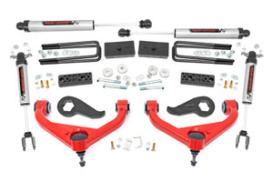 Rough Country 3 Inch Lift Kit - UCAs - V2 - Chevy/GMC 2500HD (20-24) | DHTP 95870RED