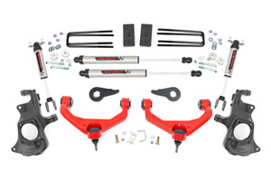 Rough Country 35 Inch Knuckle Lift Kit - V2 - Chevy/GMC 2500HD/3500HD (11-19) | DHTP 95770RED
