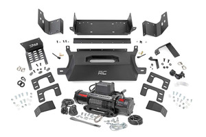 Rough Country Hidden Winch Mount - 12000S - Ford Bronco 4WD (2021-2023) | DHTP 51059