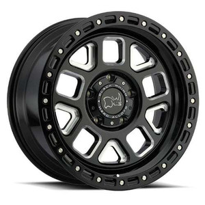 Black Rhino Alpine Black Wheels Rims 17x9.5 5x139.7  0mm | EC 1795ALP005140M78