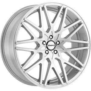 Shift Formula H32 Brushed Face Silver Wheels Rims 20x8.5 5x112  35mm | EC H32051235BFS