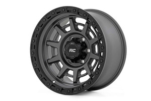 Rough Country 85 Series Wheels Rims 17x9 8x165.1 Gunmetal Gray 0mm | 85170010A
