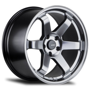 Avid.1 Av-06 Wheels Rims 18x9.5 5x114.3 Hyper Black 24mm | AV0618955H24HB
