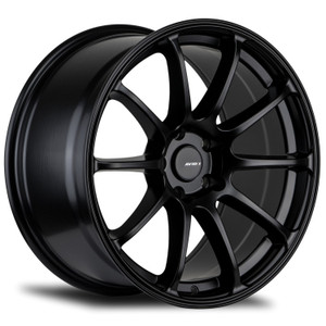 Avid.1 Av-27 Wheels Rims 17x8 5x114.3 Matte Black 35mm | AV2717805H35BK