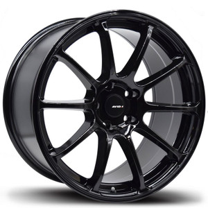 Avid.1 Av-27 Wheels Rims 18x8.5 5x114.3 Gloss Black 35mm | AV2718855H35GBK