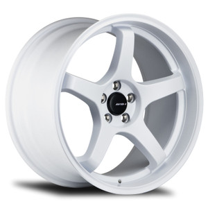 Avid.1 Av-28 Wheels Rims 18x8.5 5x114.3 Matte White 35mm | AV2818855H35WH