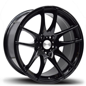 Avid.1 Av-32 Wheels Rims 18x9.5 5x114.3 Gloss Black 35mm | AV3218955H35GBK