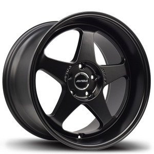 Avid.1 Av-42 Wheels Rims 18x10.5 5x114.3 Matte Black 22mm | AV42181055H22BK