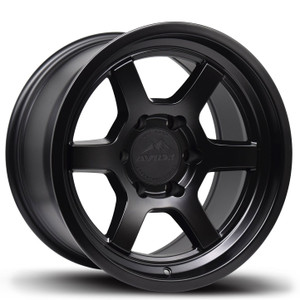 Avid.1 At-01 Wheels Rims 17x9 5x127 Matte Black -12mm | AT0117905L12BK