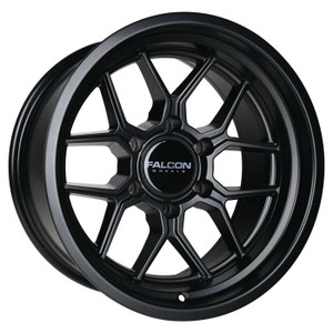 Falcon Tx1 Apollo Wheels Rims 17x9 6x139.7 Matte Black -12mm | TX1-7983-12-MBK