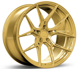 Variant Nysa 19x11 Raw Spun Gold 30mm Blank Wheels