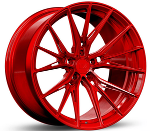 Variant Rian 19x10 Raw Blood Red 0mm Blank Wheels