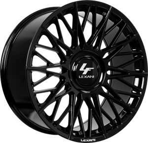 Lexani Newport Wheels Rims 20x9 Blank Custom Drilled Gloss Black 15mm | 709-2090-00-15FB