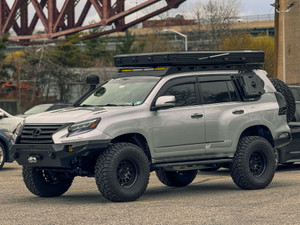 Attica 4x4 2014-2023 Lexus GX460 Terra Series Front Bumper - Black - Powder Coated - Steel | JZBD ATTGX01A101-BX