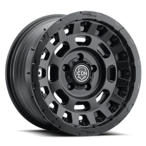 Icon Alloys Hammer Pro Wheels Rims 17x8.5 6x135 Satin Black 6mm | 21017856350SB
