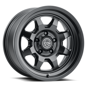 Icon Alloys Nuevo Wheels Rims 17x8.5 6x139.7 Satin Black 25mm | 8117859057SB