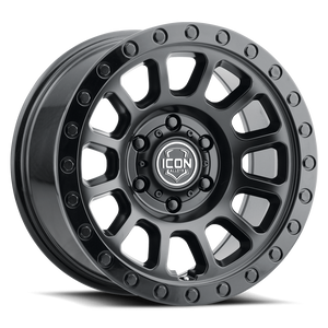 Icon Alloys Hulse Wheels Rims 18x9 6x139.7 Black 0mm | 8018908350DB
