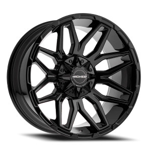 Wicked Offroad W825 20x10 6x135 6x139.7 Black -18mm Wheels