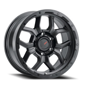 Dx4 Baja Wheels Rims 17x8.5 5x127 Flat Black 0mm | X2578501071BF1