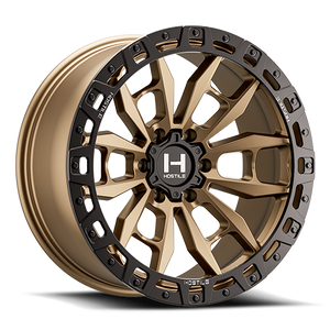 Hostile Crandon Wheels Rims 17x9 5x127 Bronze 0mm | H130-1790512750Z