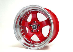 Mst Mt07 Wheels Rims 18x8.5 5x114.3 Candy Red W/Machined Lip 20mm | 07-88565-20-REDL