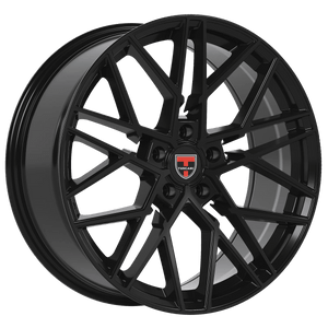 Tuscani 207 Wheels Rims 20x8.5 5x120 Gloss Black 35mm | 207GB-28513+35