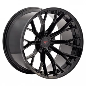 Ferrada FR9 Wheel 20x10 Blank Custom Drilled Obsidian Black 10mm FR920105B-OB10-40 - FREE T-SHIRT INCLUDED!