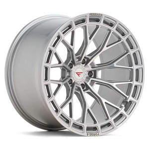 Ferrada FR12 Wheels Rims 22x9.5 5x120 Machined Silver 30mm | FR122295120MS30