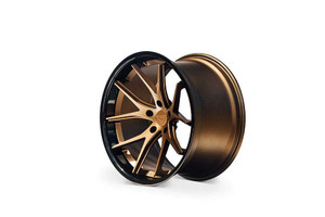 Ferrada FR2 Wheels Rims 20x8.5 5x112 Matte Bronze W/ Gloss Black Lip 40mm | FR220855112BZ40