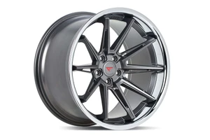 Ferrada CM2 Wheels Rims 19x9.5 5x120 Matte Graphite W/ Chrome Lip 20mm | CM219955120MGC20