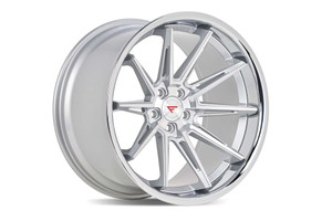 Ferrada CM2 Wheels Rims 20x8.5 5x120 Machined Silver W/ Chrome Lip 30mm | CM220855120MS30