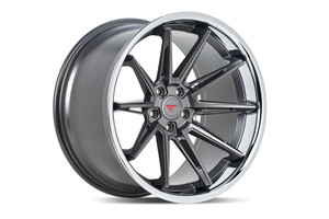 Ferrada CM2 Wheels Rims 20x12 5x114.3 Matte Graphite W/ Chrome Lip 20mm | CM220125114MGC20