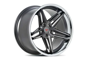 Ferrada CM1 Wheels Rims 20x11 5x112 Matte Graphite W/ Chrome Lip 45mm | CM120115112MGC45
