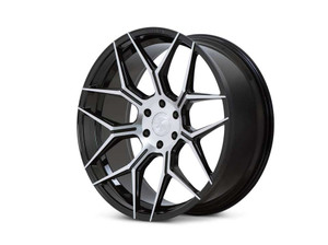 Ferrada FT3 Wheels Rims 24x10 6x139.7 Machined Black 20mm | FT324106139MA20